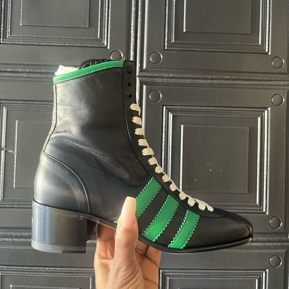 Gucci x Adidas Leather Boots - Picture 1 of 7